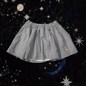 A&F small pleated pinstripe skirt